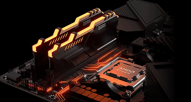 DDR5 memory on an AMD Ryzen motherboard