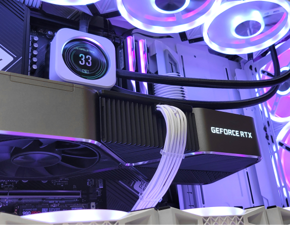 Braethorn's Custom Gaming PC inside