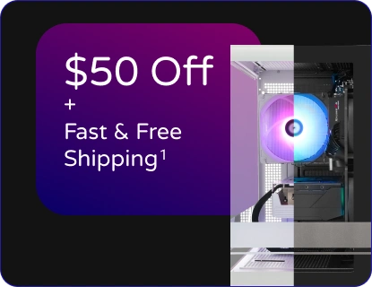 10 percent off Custom PCs