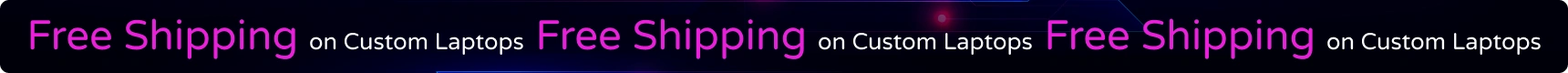 Free Shipping on Custom Laptops