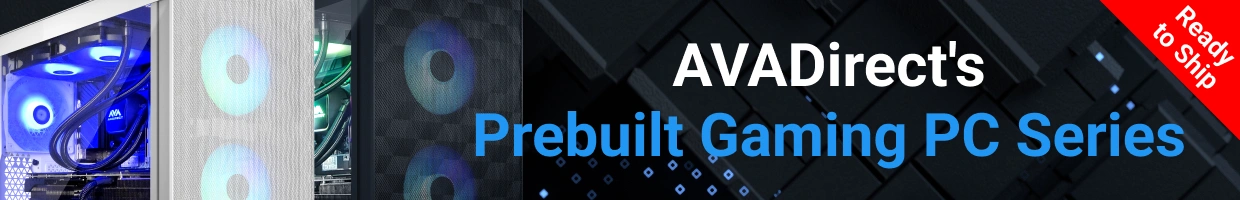 AVADirect's Prebuilt Gaming PC Series