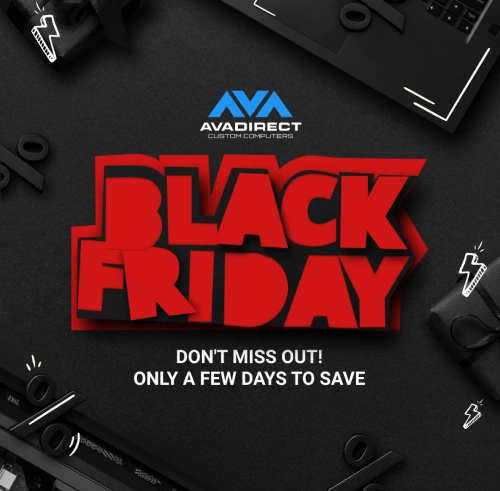 Black Friday. Don’t miss out! Only a few days to save
