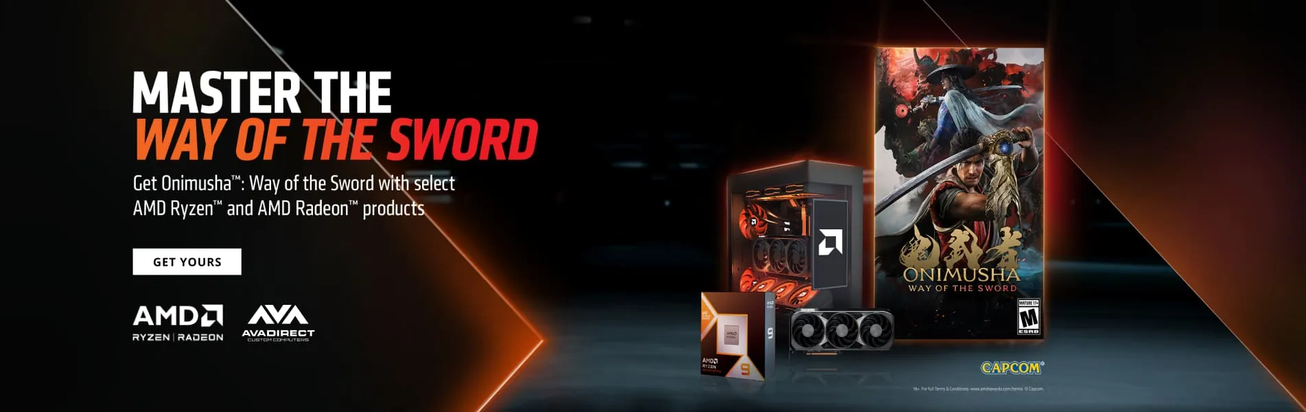 AMD Gamers First: get Onimusha: Way of the Sword with select AMD Ryzen and AMD Radeon products