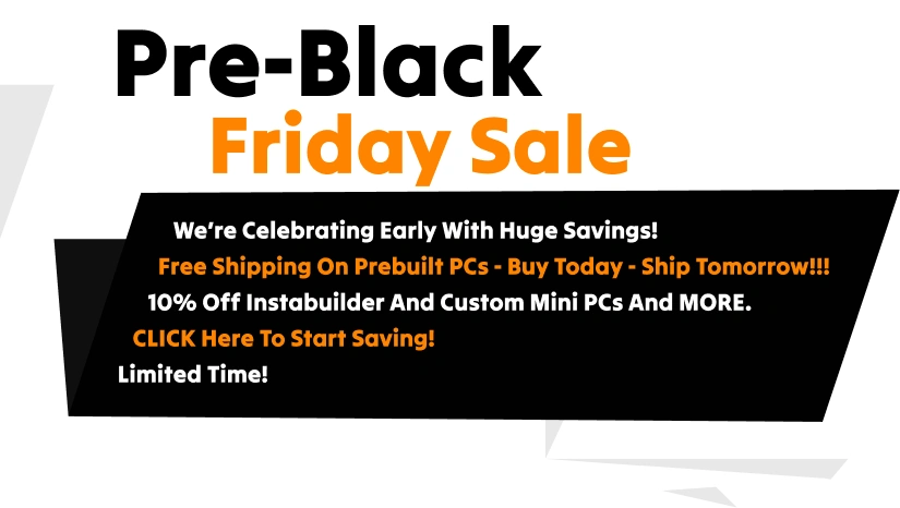 Black Friday Early Bird Sale!