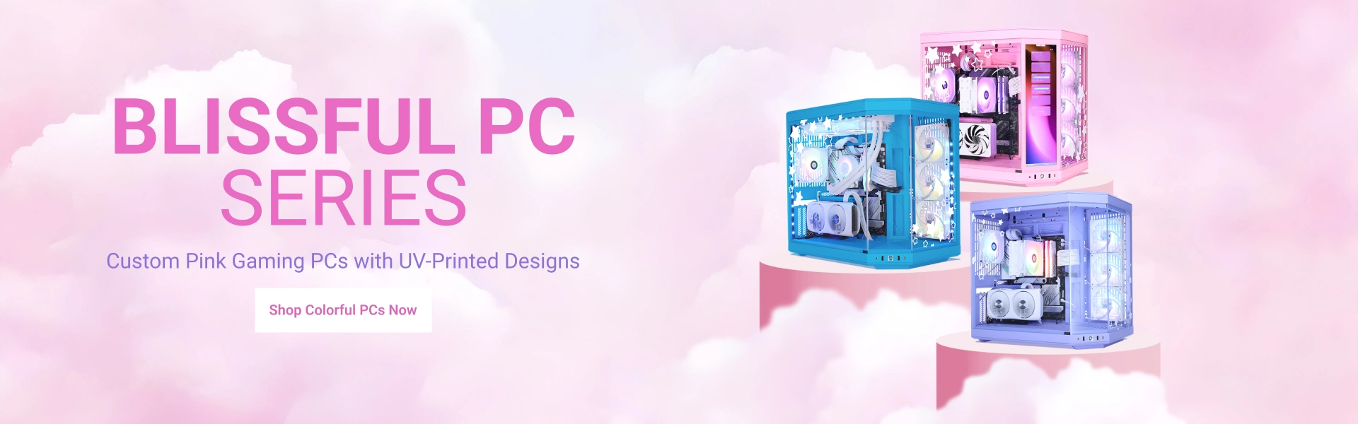 AVADirect Blissful Pink Gaming PC Series
