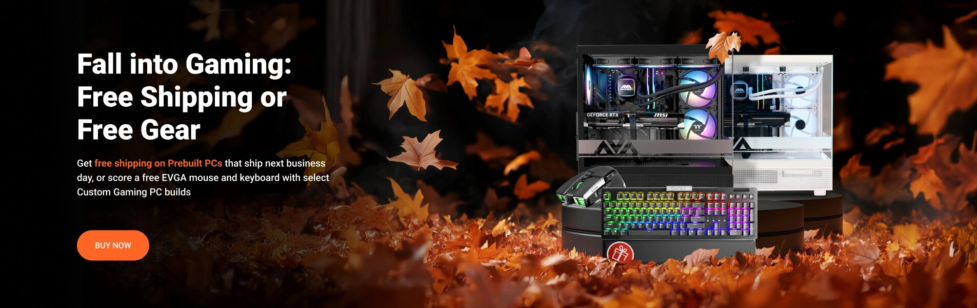 Fall into Gaming: Free Shipping or Free Gear