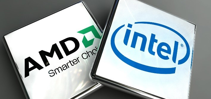 A custom desktop may have AMD or Intel processors