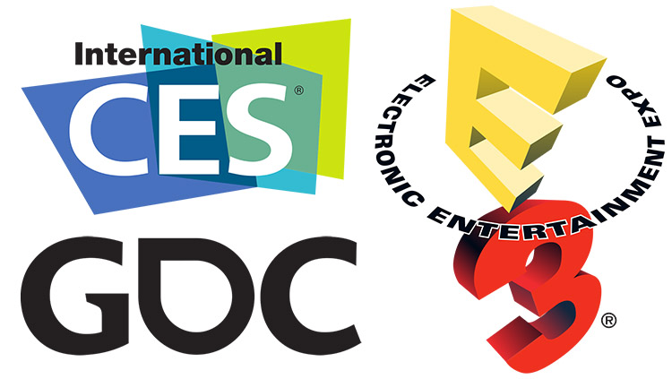 trade shows E3 GDC CES