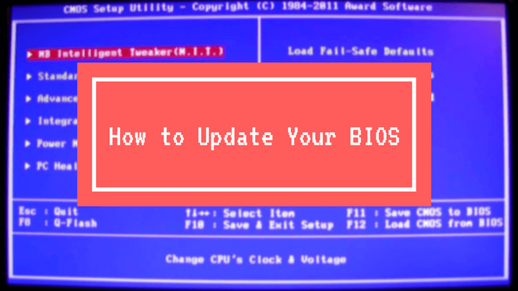 how to update BIOS