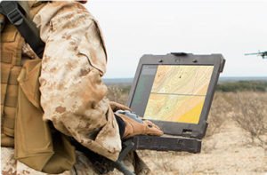 Military using Rugged Laptop