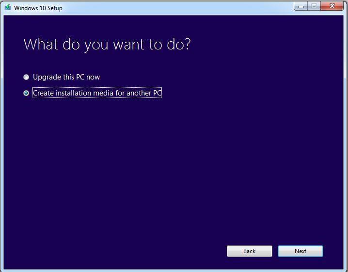 Create installation media