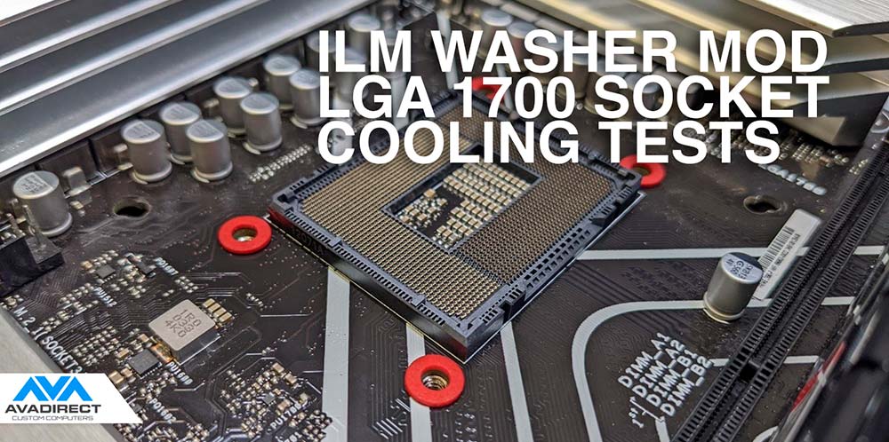 LGA 1700 Socket Cooling tests