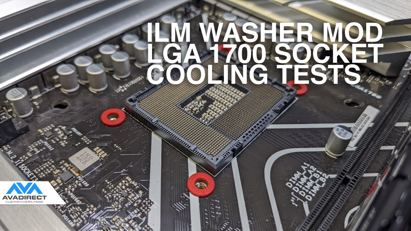 LGA 1700 Socket Cooling tests