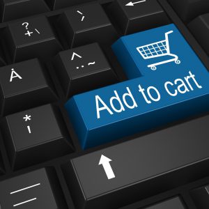 keyboard with add to cart button