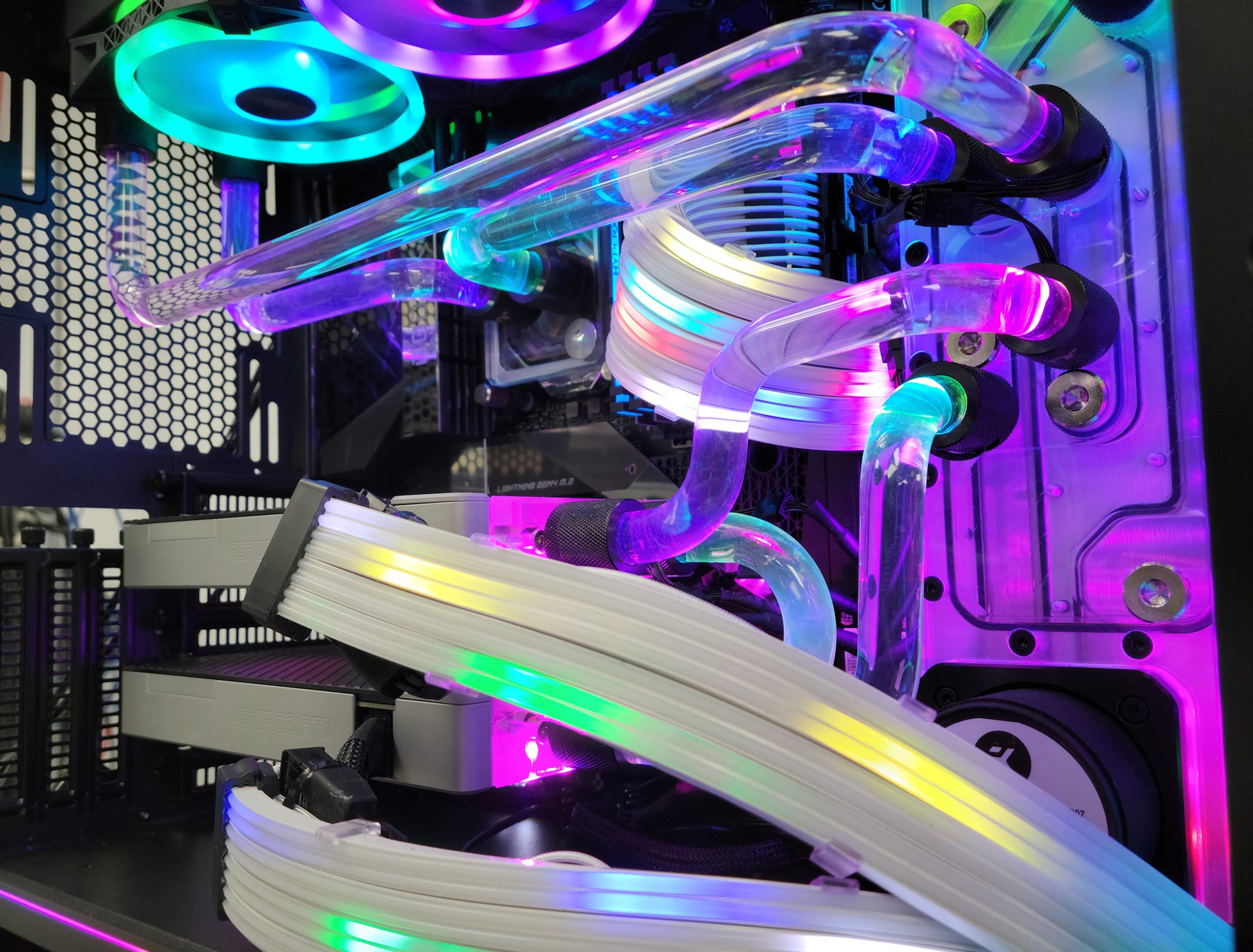 water cooled gaming PC