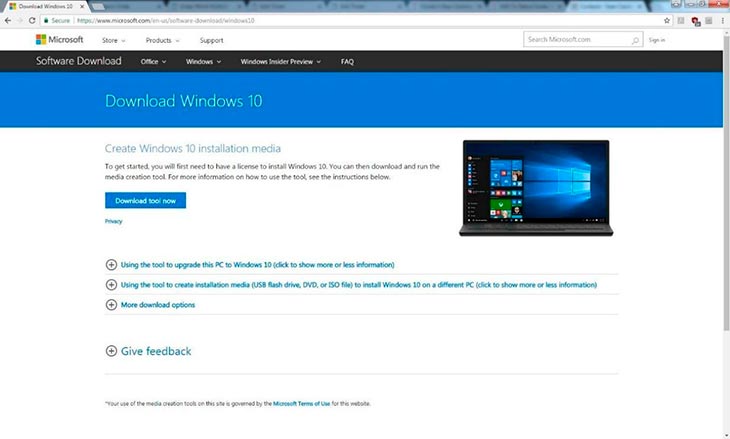 Download Microsoft Windows 10