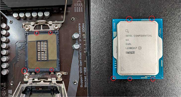 LGA1700 Socket and Intel CPU