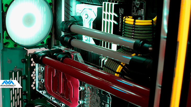 Liquid Cooled Modded PC inside