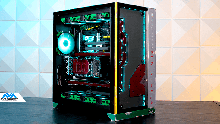 Water Cooled Gaming PC with Boba Fett Theme