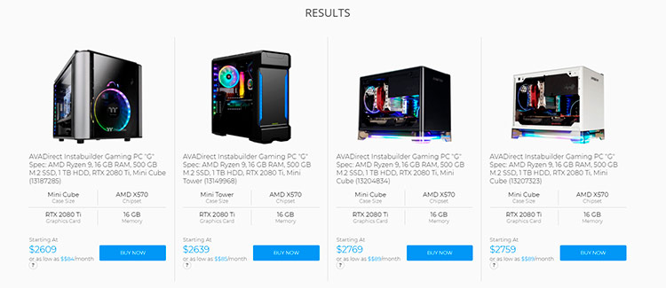 Gaming PC Results