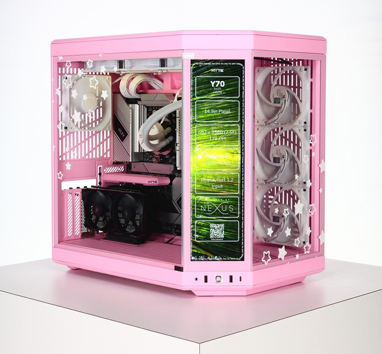pink gaming pc