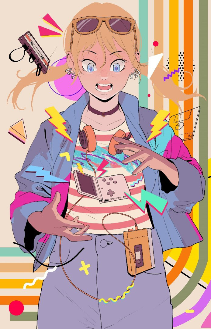 gamer girl art